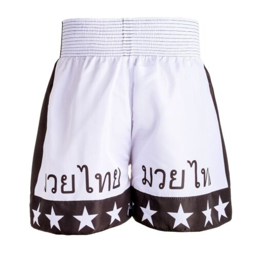 Short MUAY THAI - Fheras Branco- Equipamentos para Muaythai