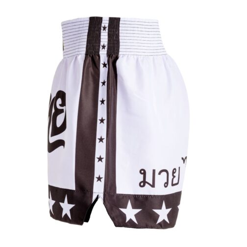 Short MUAY THAI - Fheras Branco- Equipamentos para Muaythai