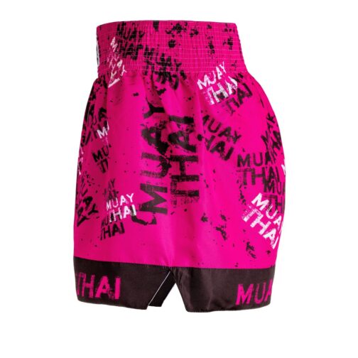 Short MUAI THAY - Fheras Grafite rosa- Equipamentos para Muaythai