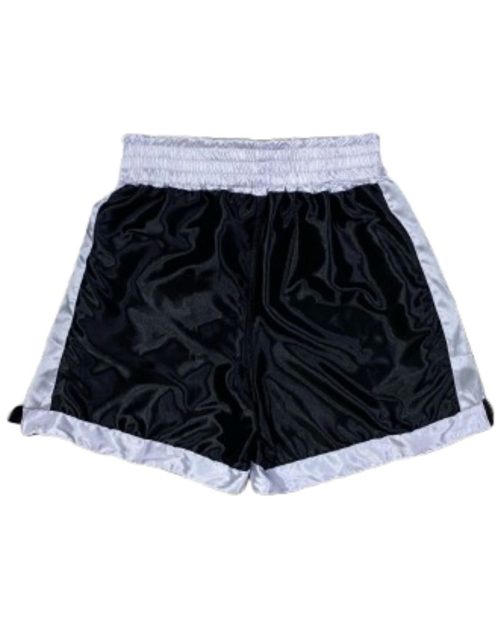 short muaythai - one esport branco e preto tigre-murrugashop