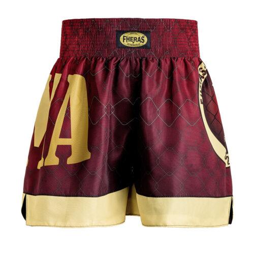 Short MMA Muaythai - BordôDourado - Fheras- Equipamentos para muaythai