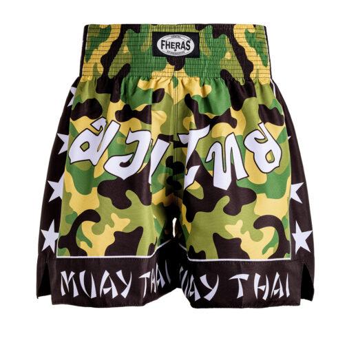 Short Muaythai - Camuflado - Fheras - Acessórios para Muay Thai