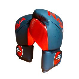luva naja preta com vermelho - acessórios para muay thai