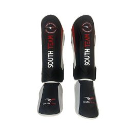 Protetor de Canela / Caneleira – Preto com Branco – South Team