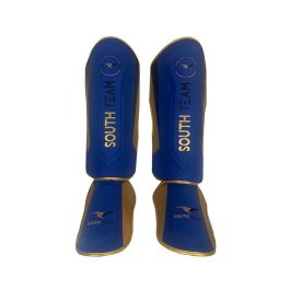Protetor de Canela / Caneleira – Azul com Dourado – South Team